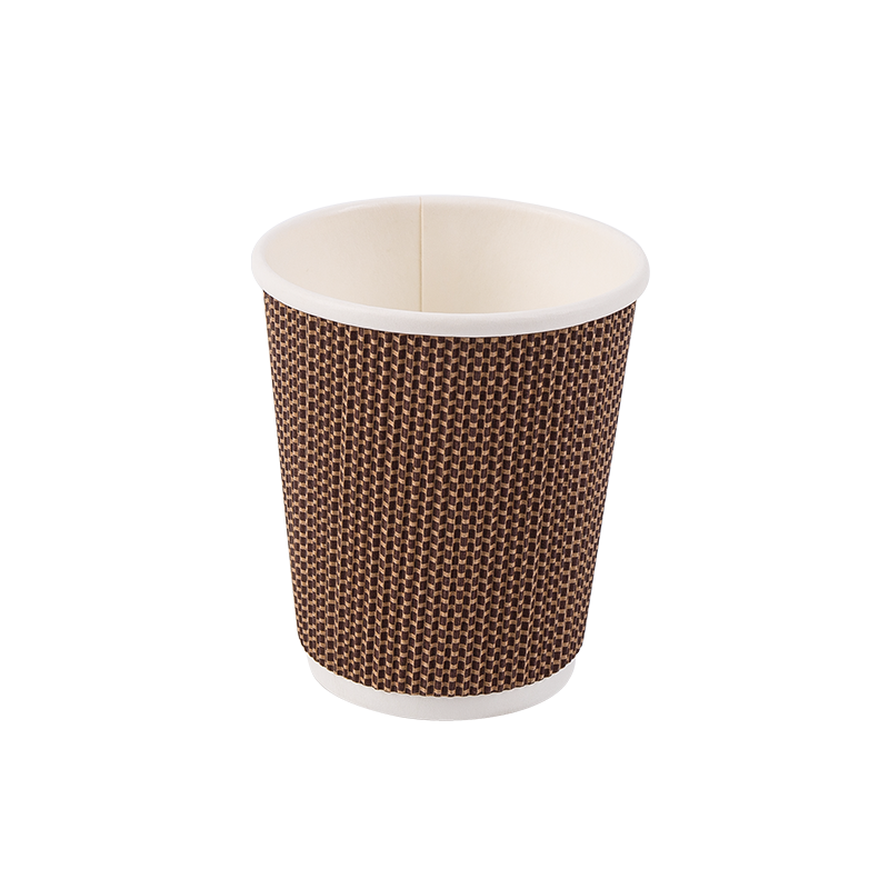 Biorazgradive čaše od valovitog papira za jednokratnu upotrebu od 8 oz
